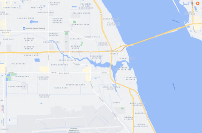 Map of Brevard County