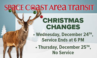 Rider Alert - Christmas Service Changes