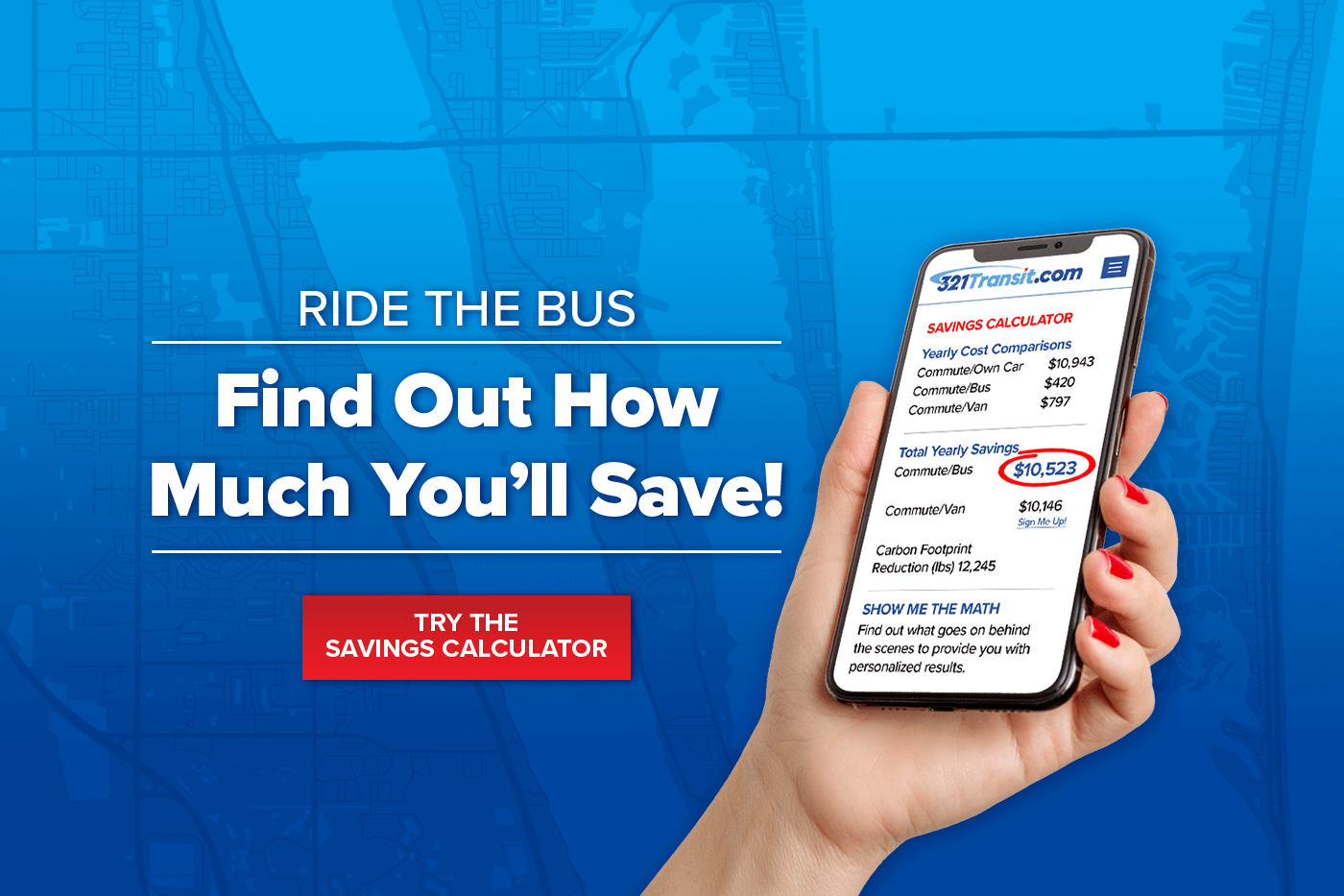 Try The Savings Calculator, Link opens new page