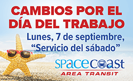 Cambios por el Día del Trabajo
